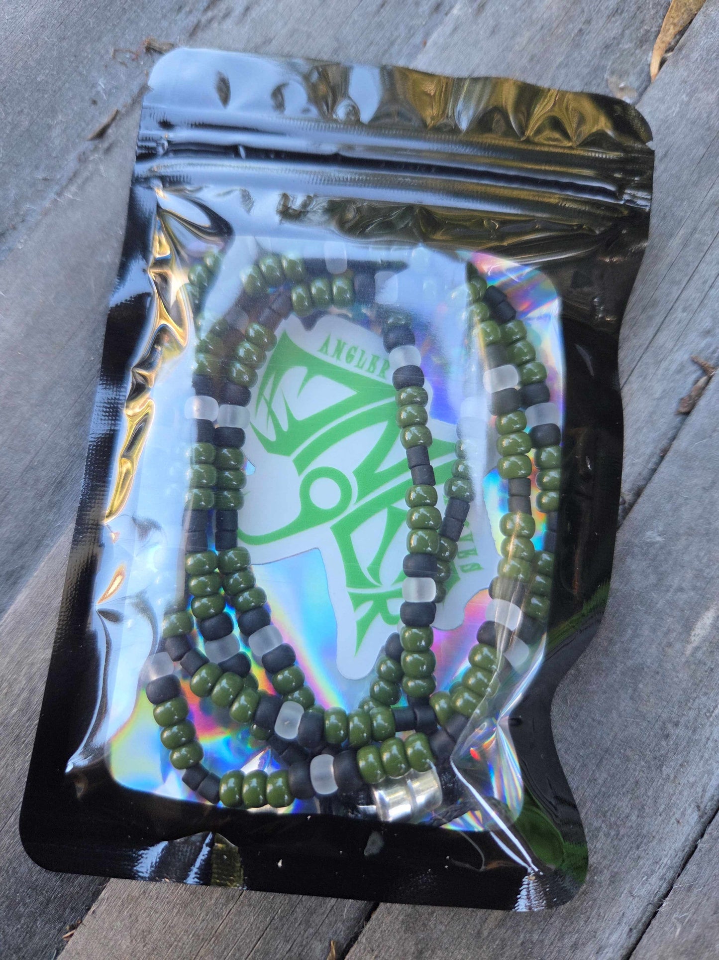 Red Thred Primium Shiko Anchovy Lanyard - Frost Camo