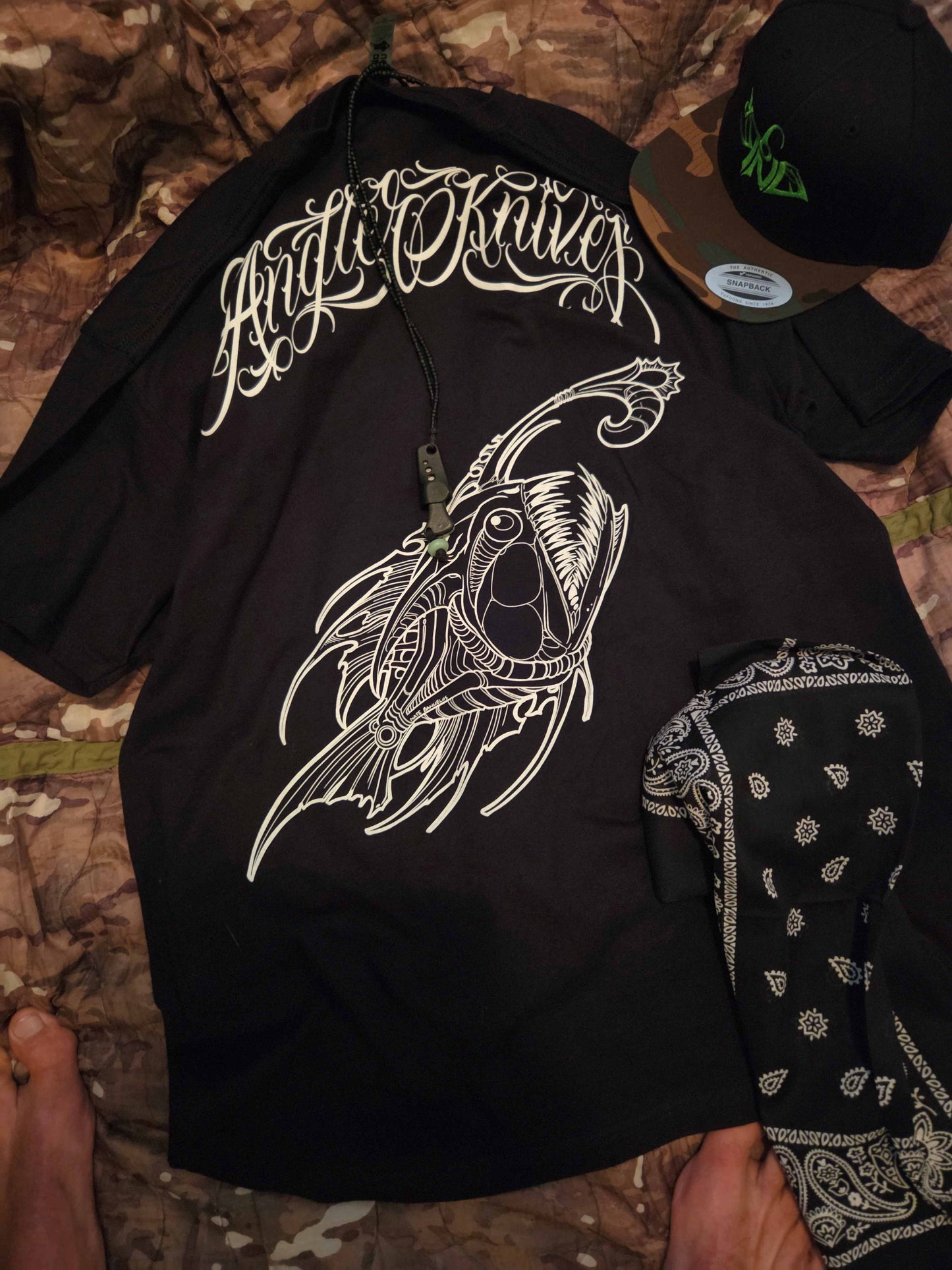 Angler Black tshirt