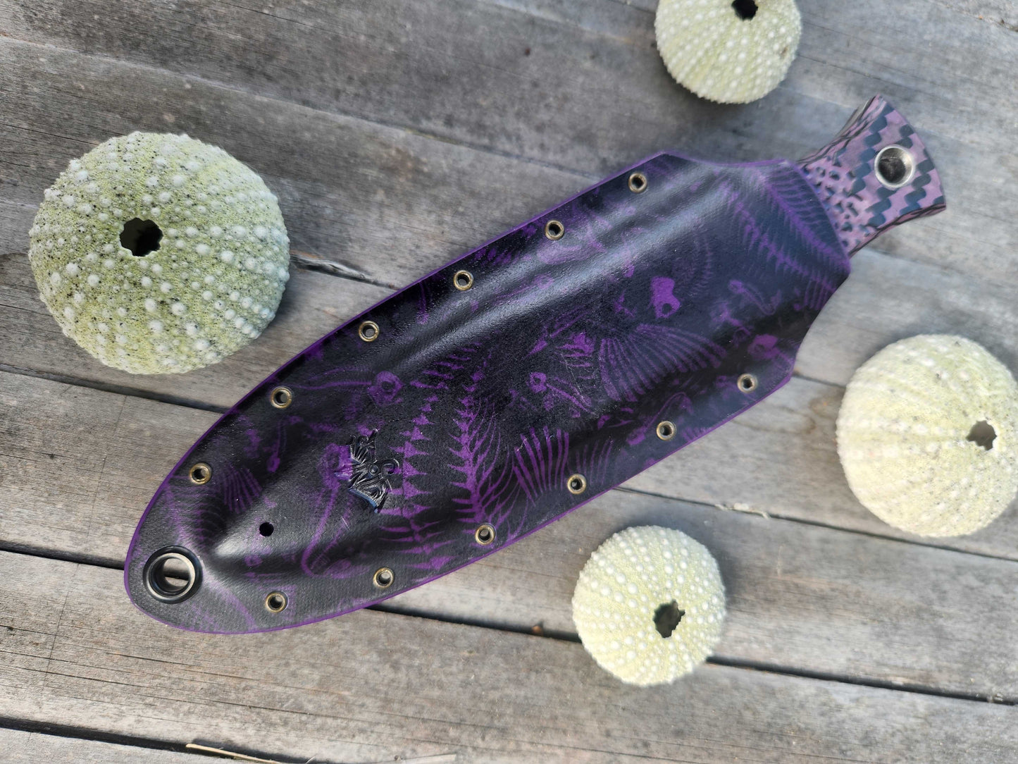 Angler Knives Dorado #3 - Purple and Black Handle