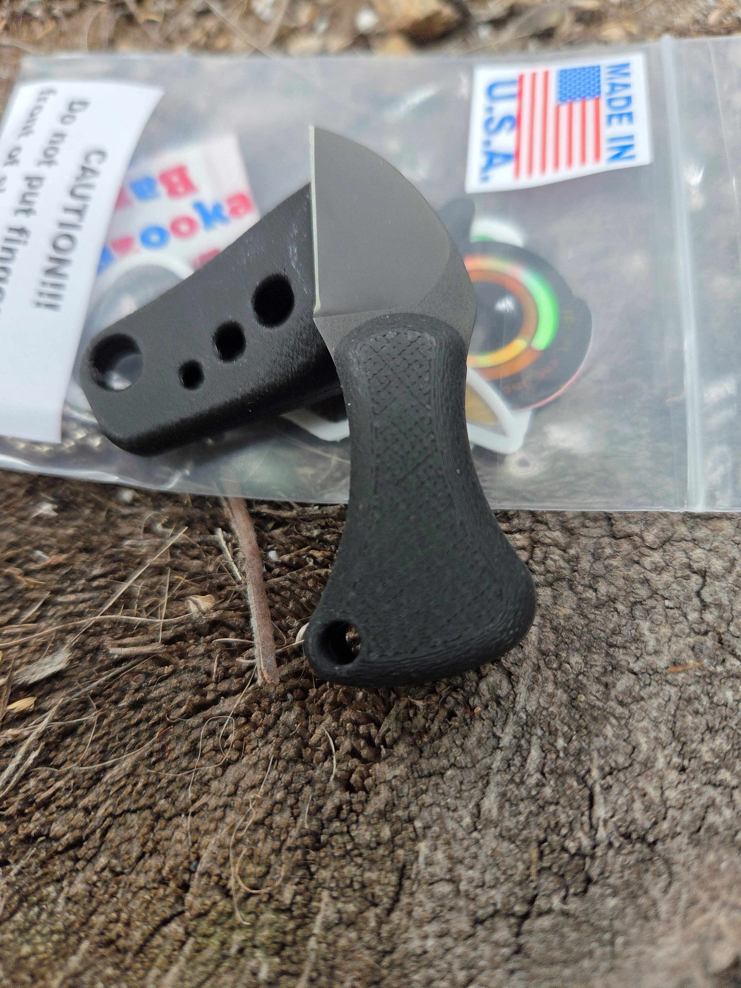 Turner CNC Anchovy DLC coated - Black handle Black Sheath