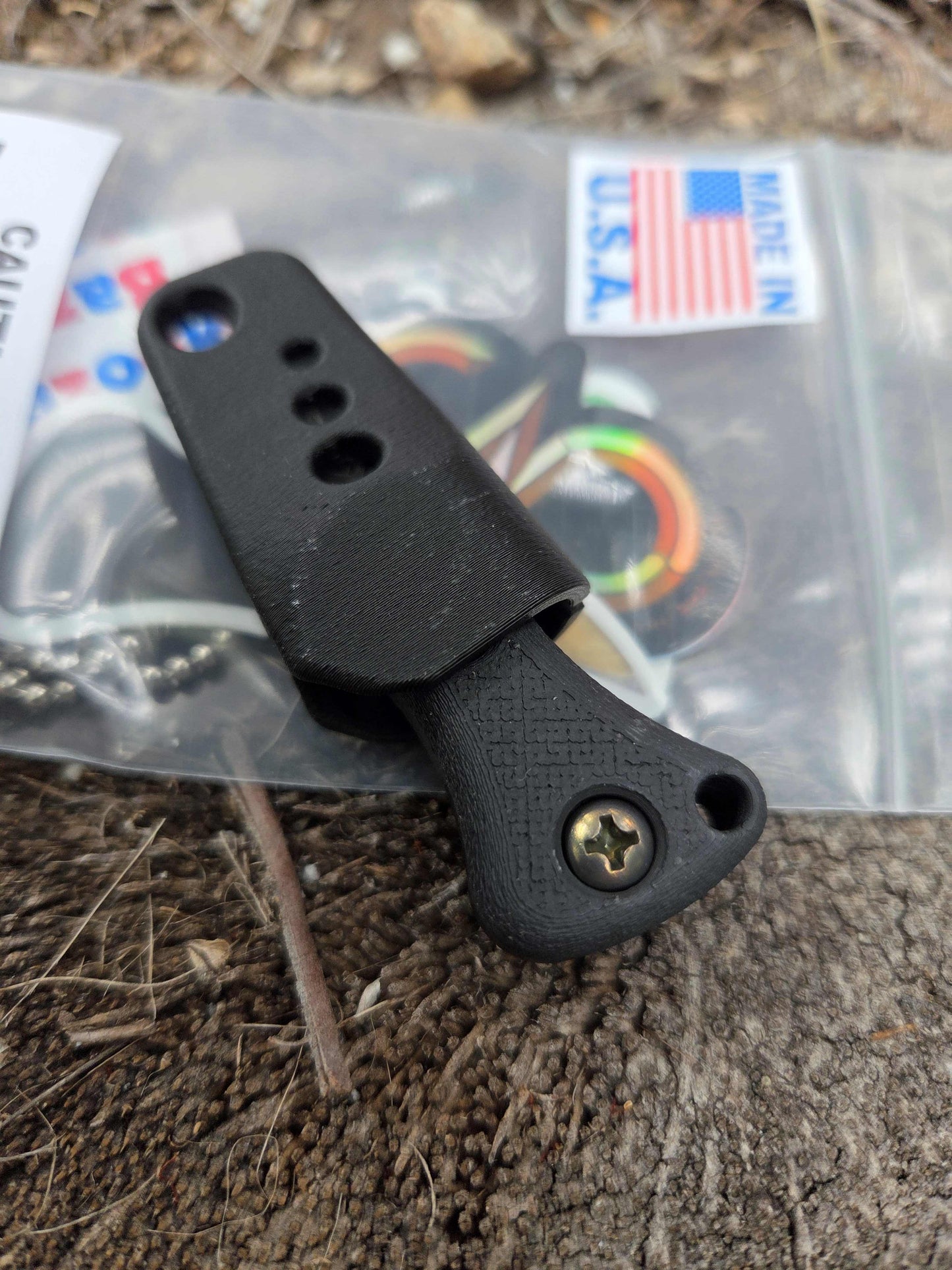 Turner CNC Anchovy DLC coated - Black handle Black Sheath