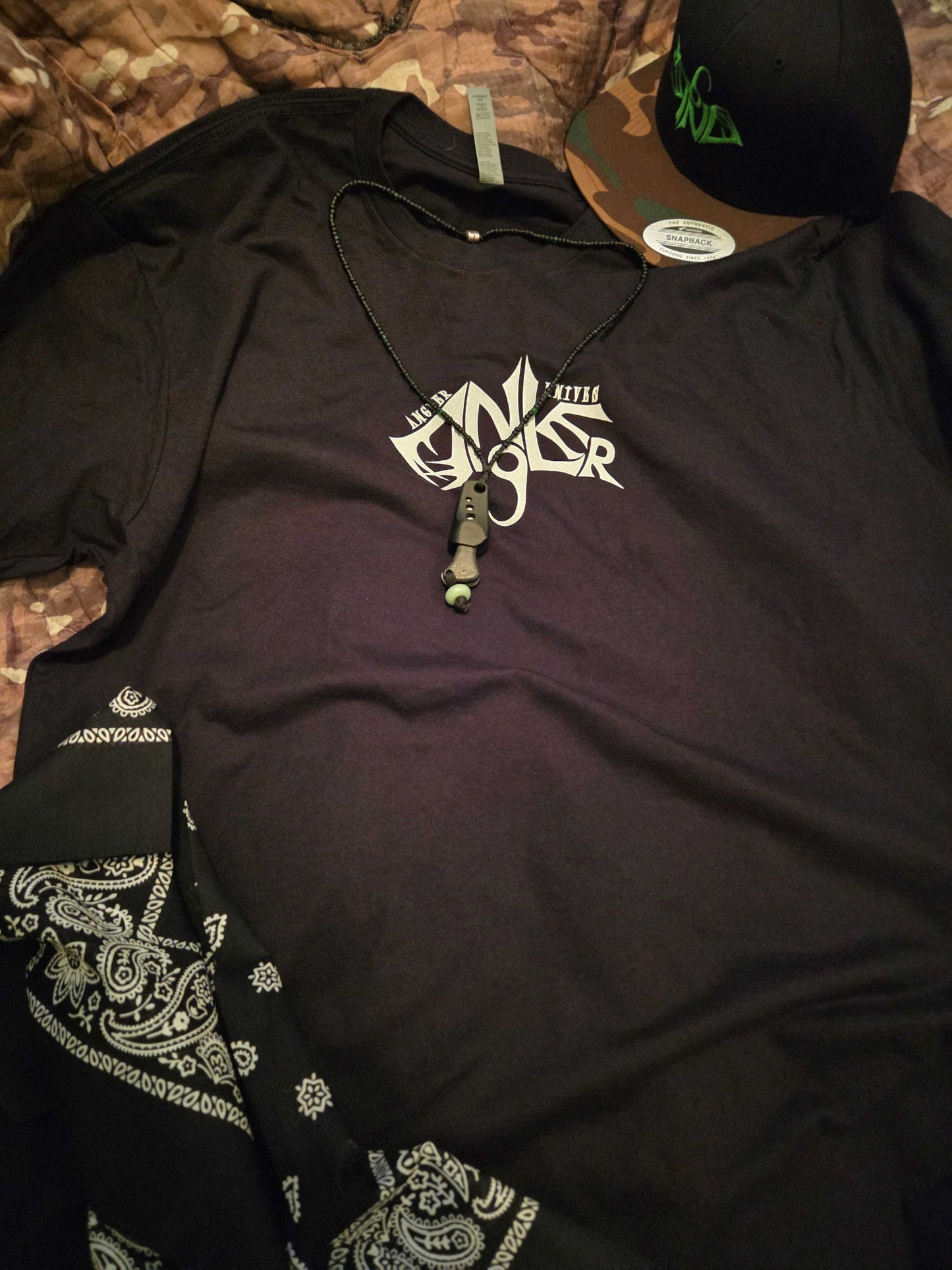 Angler Black tshirt