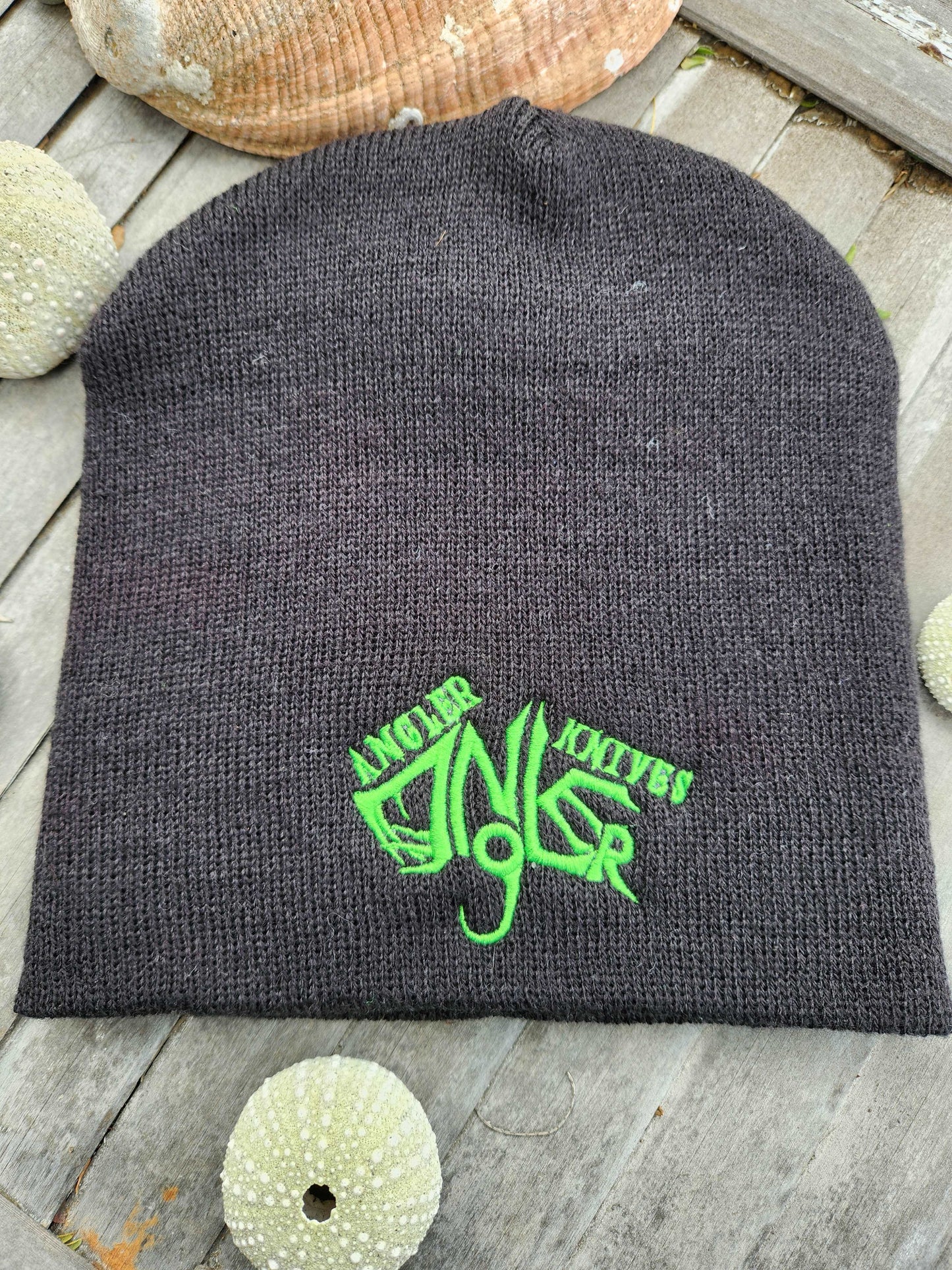 Angler Knives Beanie Black - Angler Logo