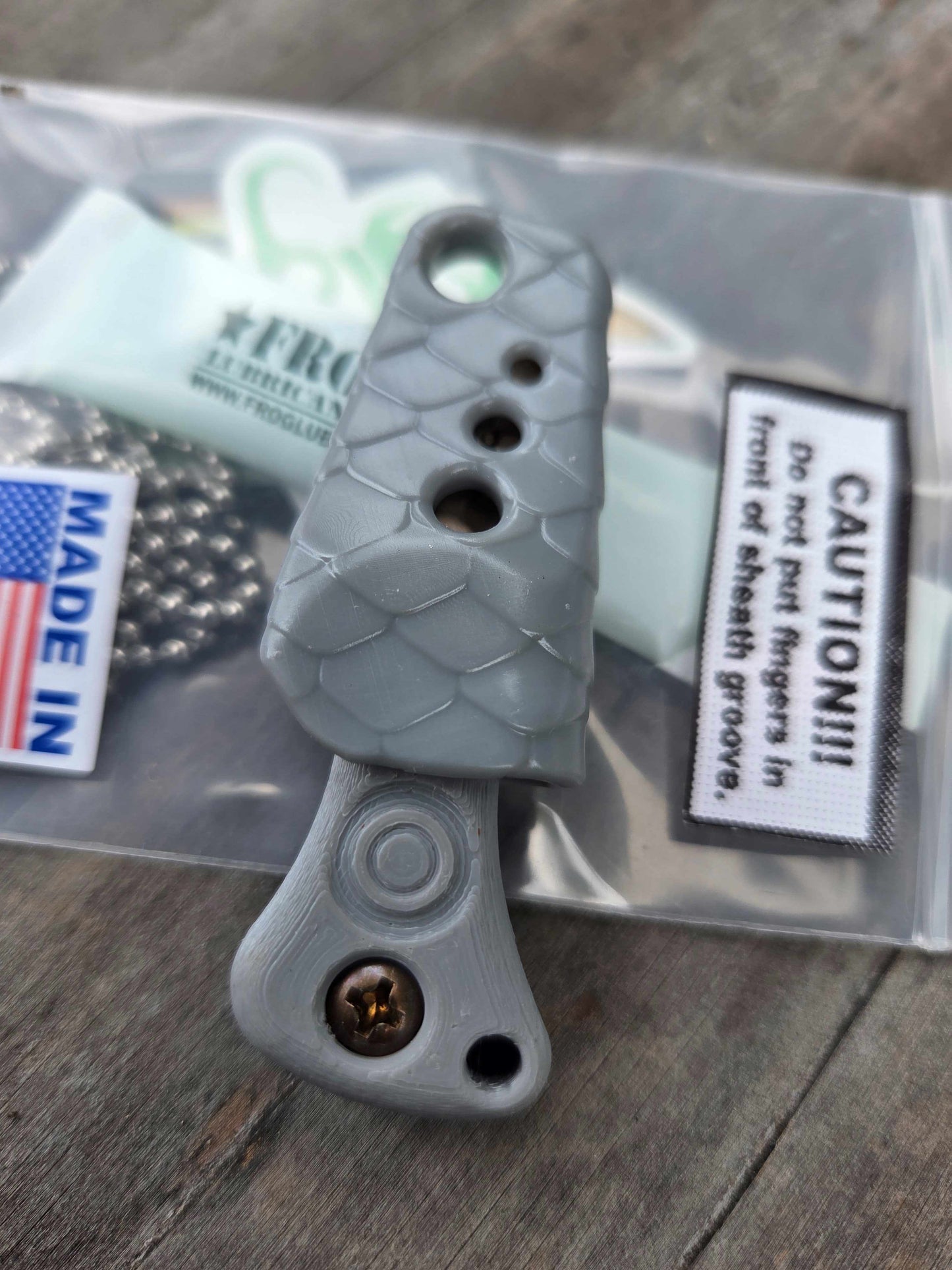 Turner CNC Anchovy - C3Dynamics Grey Resin Sheath/ Grey Handle