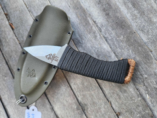 Angler Knives Swimmer -Flat Wrapped paracord jute under wrap