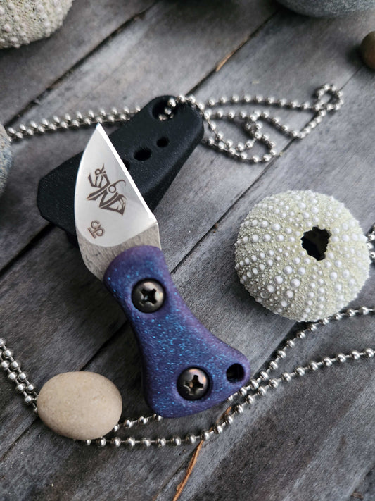 Turner CNC Anchovy - Purple handle Black sheath