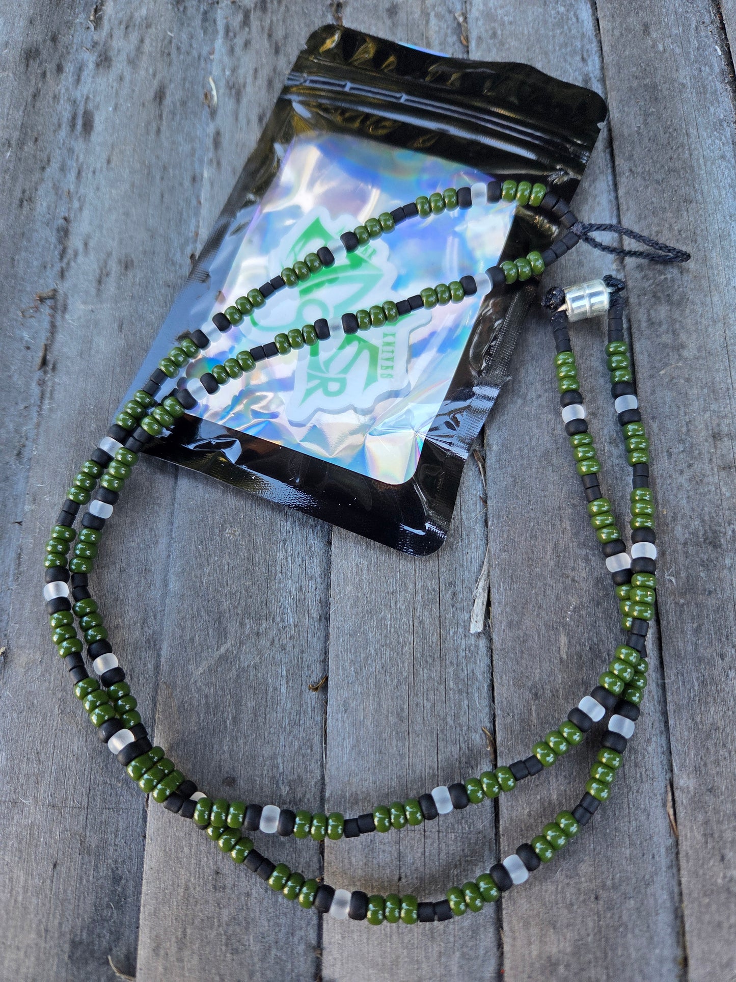 Red Thred Primium Shiko Anchovy Lanyard - Frost Camo